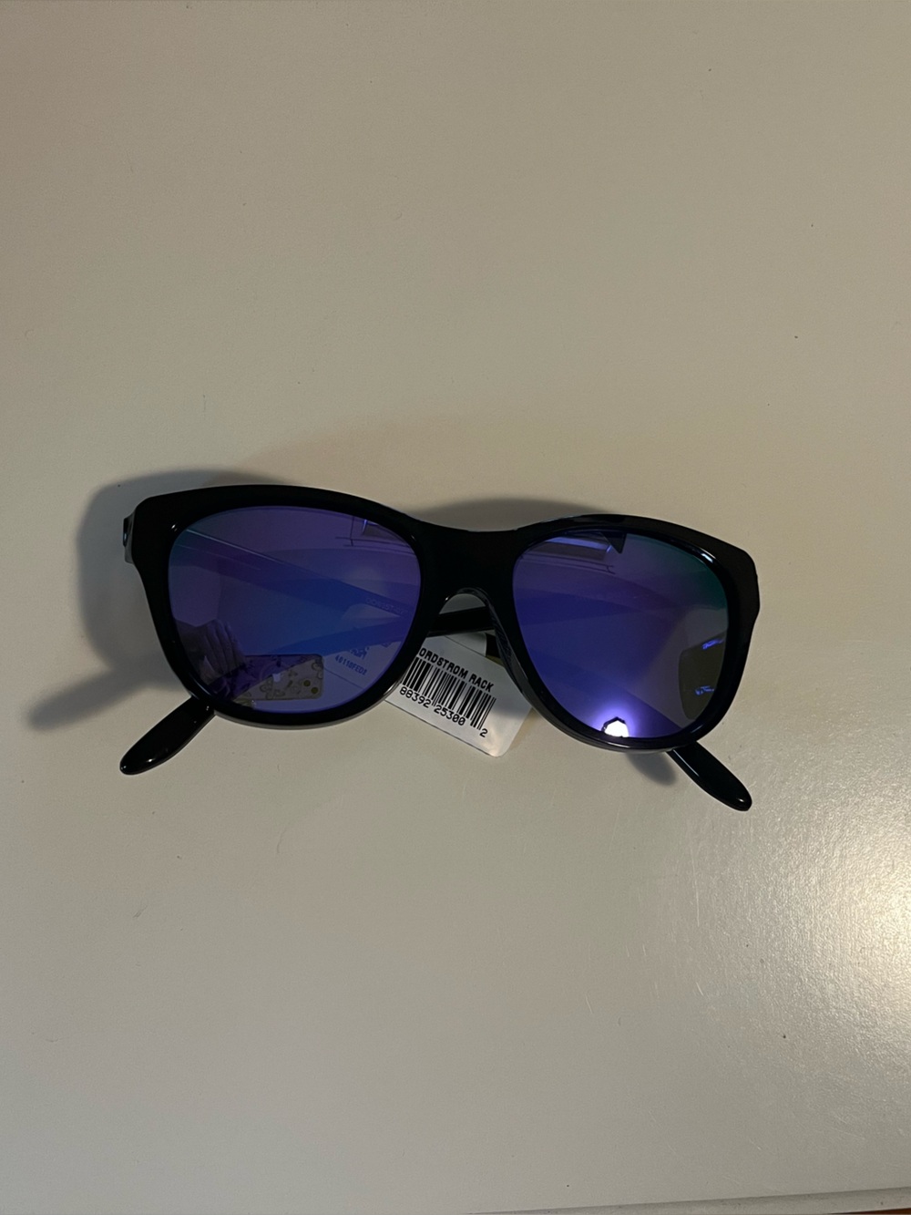 Oakley Hold Out Polished Black Violet Lens sunglasses $217 read sunglasses only